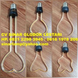 Lampu Filament Retro Industrial Vintage Style LED Stik